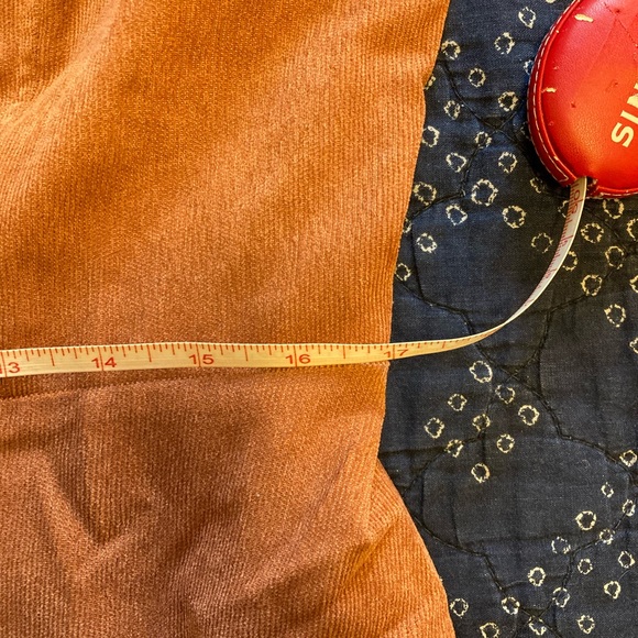 Muted Orange Button Detail Dress - Picture 3 of 6